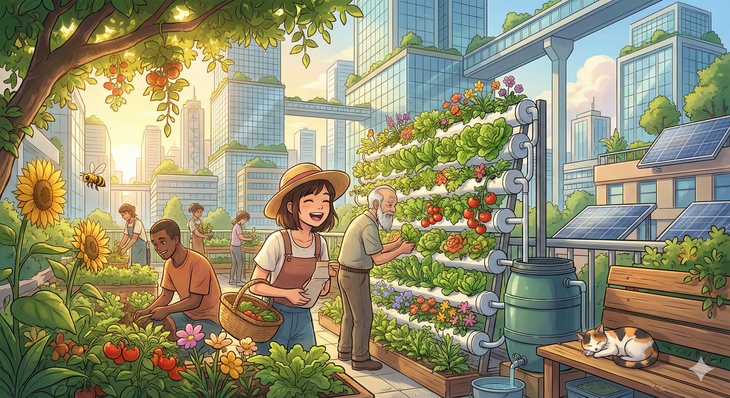 The Allure of Urban Gardening: Cultivating Community and Sustainability