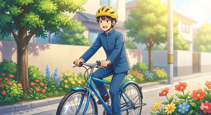 The Joy of Cycling to School